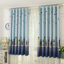 Castle Printing Home Curtains Window BlindsThermal Blackout FR Living Room TZH