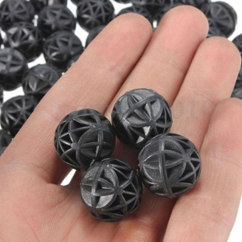 100Pcs Fashion Aquarium Pond Bio Balls Canister Filter Media Marine Reef