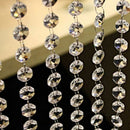 String Acrylic Curtain Room Divider Crystal Beads Door Window Panel Wed YXF