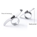 3PCS Stainless Steel Ring Fruit Peeling Orange Peeler Stripping Kitche SJK