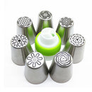 7Pcs Russian Tulip Flower Cake Icing Piping Nozzles Decorating Tips Baking FIL