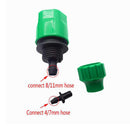 Gardening Household Pipe Plastic Four-Way Valve Splitter Irrigation Hose C DLB
