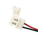 12Pcs PCB Cable 2 Pin LED Strip Connector 3528/5050 Single Color Adapter Useful