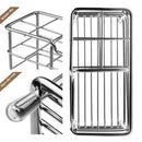 Bathroom Toothbrush Toothpaste Dispense Holder Razor Stand Stainless Steel