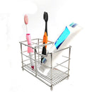 Bathroom Toothbrush Toothpaste Dispense Holder Razor Stand Stainless Ste QAB