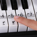 5PCS Transparent Piano 88 Keyboard Stickers Key Electronic Piano Note Stic CQX