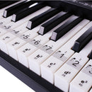 5PCS Transparent Piano 88 Keyboard Stickers Key Electronic Piano Note  FSI