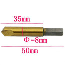 4 in 1 HSS Titanium Damaged Broken Screw Extractor Bolt Remover + Saw D KWC