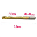4 in 1 HSS Titanium Damaged Broken Screw Extractor Bolt Remover + Saw D KWC