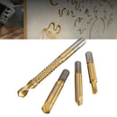 4 in 1 HSS Titanium Damaged Broken Screw Extractor Bolt Remover + Saw D KWC