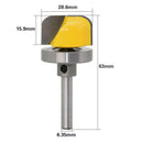1/4"-3/8" Diameter Ball Round Nose Router Bits Milling Cutter Wood Carving Tool