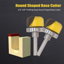 1/4"-3/8" Diameter Ball Round Nose Router Bits Milling Cutter Wood Carving Tool