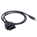 16Pins OBD2 to USB Port Charger Connector Adapter Cable Car Diagnostic Tools