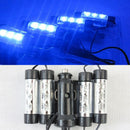 4x3 LED RGB Car Interior Atmosphere Footwell 12V Light Decor Cigarette Charger
