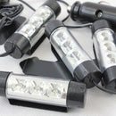 4x3 LED RGB Car Interior Atmosphere Footwell 12V Light Decor Cigarette Charger