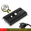 501PL Sliding QR Plate 1/4" 3/8" for Beno Manfrotto 501 503 HDV NG Tripod  saew