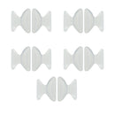 5 Pairs Soft Silicone Air Chamber Nose Pads for Glasses Eyeglasses vsdf MJQ