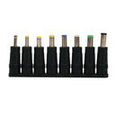 8pcs Power Charger Tips Notebook Laptop DC AC Power Adapter Connector Uni WIO