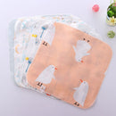 Square Towel Towel Cotton Gauze Cartoon Towel Children Bib Daily Hand Towel JPW
