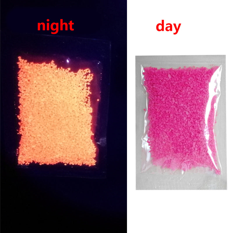 Glow In the Dark Luminous Coarse Sand Stone Fish Tank Aquarium Ornament