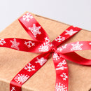 Red Grosgrain Ribbon Merry Xmas Tree Gifts Decorations for Gift or Hai VKN