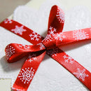 Red Grosgrain Ribbon Merry Xmas Tree Gifts Decorations for Gift or Hair-bows hgf