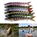 Fishing Bait Crank Bait Hook Bass Crankbaits Solve Sinking Bait 8 Segments SPA