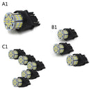 3014 T25 2835 54 SMD LED Bulbs Auto Turn Signals Brake Reverse Lights 12V DC