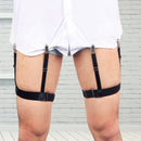 1Pair Men Garter Belt Leg Suspenders Shirt Braces Elastic Strap Non-slip Hot