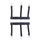 1Pair Men Garter Belt Leg Suspenders Shirt Braces Elastic Strap Non-slip Hot