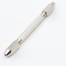 11Pcs Double Mouth Handheld Hand Drill Bit Pin Vice Chuck Twist Drill B EUZ