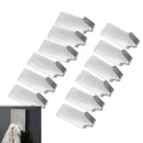 12x Self-adhesive Towel Stainless Steel Hook Hangers Bathroom Kitchen Wal UGN
