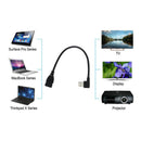 4pcs USB 3.0 90 Degree Extension Cable Male to Female Adapter DSF CAJ