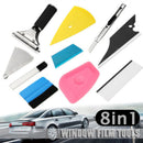 8-In-1 Car Window Tint Tools Vinyl Film Tinting Squeegee Scraper Applic HDK