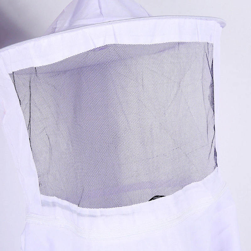 White Top + Pants Chemical Fiber Beekeeping Jacket Well Durable