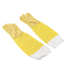 1 Pair Protective Bee Keeping Synthetic Leather Long Sleeves Glove 45*15cm CYX