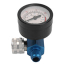 Digital Spray Paint Gun Regulator Air Pressure Gauge 1/4inch 0-140PSI/10B SFV