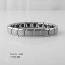 Stainless Steel Anti-fatigue Energy Magnet Germanium Bangle Bracelet Men W VGI
