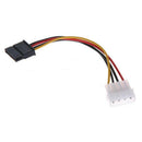 IDE/Molex/IP4/4-pin to SATA Power 15-pin Connector Converter Adapter Cab NBJ