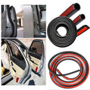 Sloping Shaped Car Door Seal Strip Rubber 4m Trunk Hood Edge Insulation