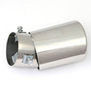 Car Universal Round Stainless Steel Chrome Exhaust Tail Muffler Tip Pipe vfg