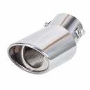 Car Universal Round Stainless Steel Chrome Exhaust Tail Muffler Tip Pipe vfg