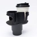 Carbon Fiber Center Console Drink Cup Holder Box For Car Interior Accessories vf