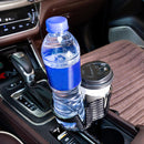 Carbon Fiber Center Console Drink Cup Holder Box For Car Interior Accessories vf