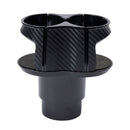 Carbon Fiber Center Console Drink Cup Holder Box For Car Interior Accessories vf