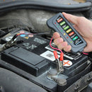Grey Plastic 12V Vehicle Car Auto Battery Tester Useful EHC
