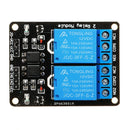 2-way 5V/12V Relay Module with Optical Coupler Isolation 50.5*38.5*18.5 NDT