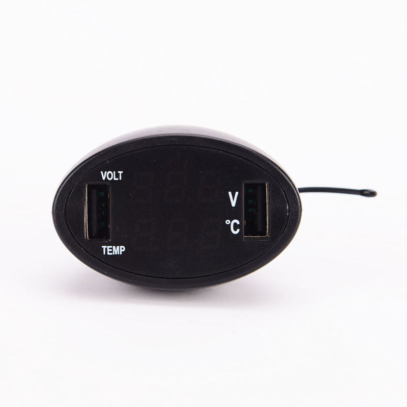 Black 3 In 1 Dual USB Adapter 2.1A Car Charger 100*56*35 mm sgf LBW