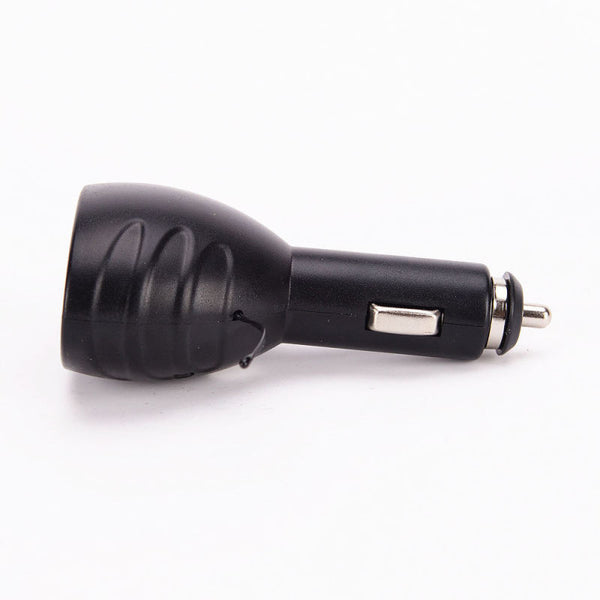 Black 3 In 1 Dual USB Adapter 2.1A Car Charger 100*56*35 mm sgf LBW