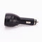Black 3 In 1 Dual USB Adapter 2.1A Car Charger 100*56*35 mm sgf LBW
